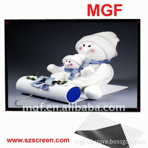 3D Picture Frame Projection Screen with Aluminum Frame/Acoustically Transparent Home Theatre Ues Screen on Sale